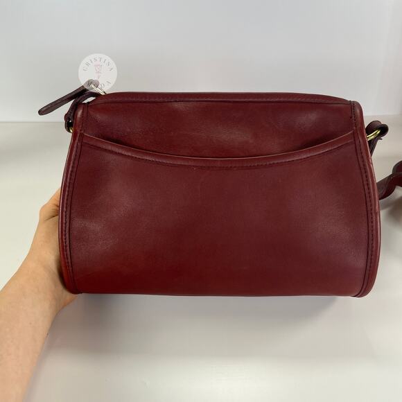 Vintage Coach Austin Bag 9909 Bordeaux USA 1990's - Picture 3 of 10